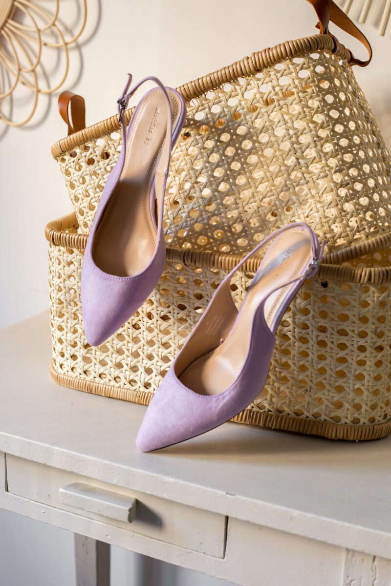 Violet shoes
